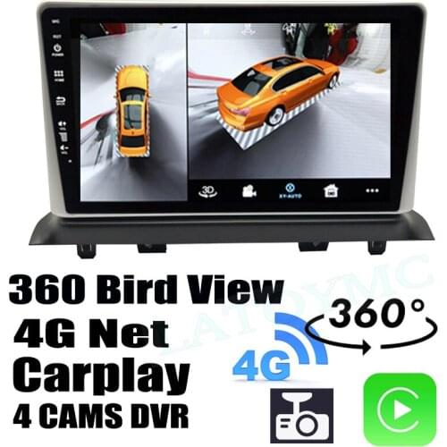 Car Audio Navigation GPS Stereo Carplay DVR 360 Birdview 4G Android System For JAC For Refine S2 Sei 2 T40 E20X For Sol E20X