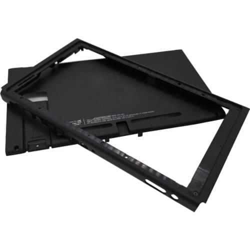 Black Replacement Upper bottom faceplate for Switch NS Game Console case shell housing repair parts
