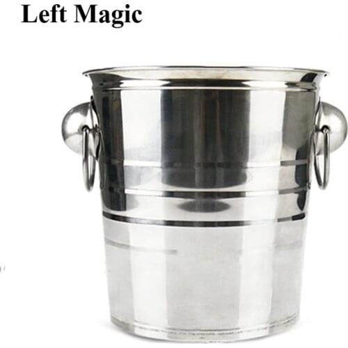 Wonderful Coin Bucket Coin Pail Magic Tricks Magician Stage Gimmick Appearing Illusion Prop Classic Toys Accessories Mentalism