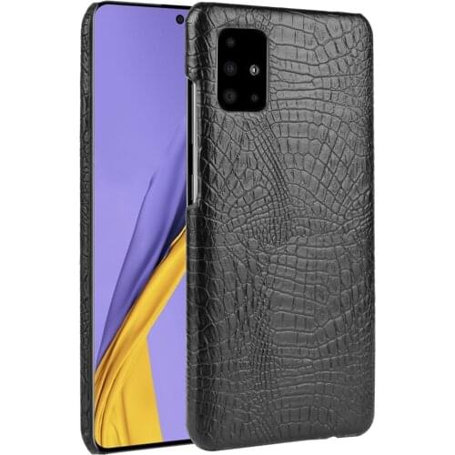 Business Crocodile Leather Cover for Samsung Galaxy S20 Fan Eition FE 5G A21S A51 A71 A81 A91 M21 M31S Non-fingerprint Cases