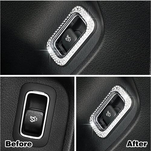 For Mercedes Benz GLB Class GLB220 GLB250 2020 2021 Rear Trunk Adjust Switch Button Panel Crystal Trim