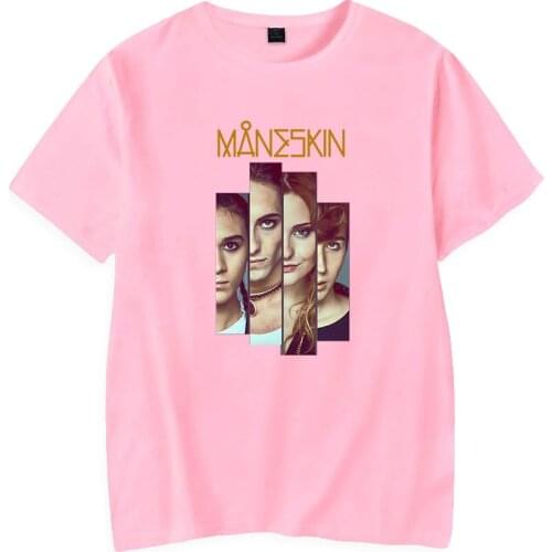 Hot Sale Maneskin Print T shirt Spring Summer Holiday Men/Women Casual T-shirt Novelty street Hip Hop style Boy/girl Tees