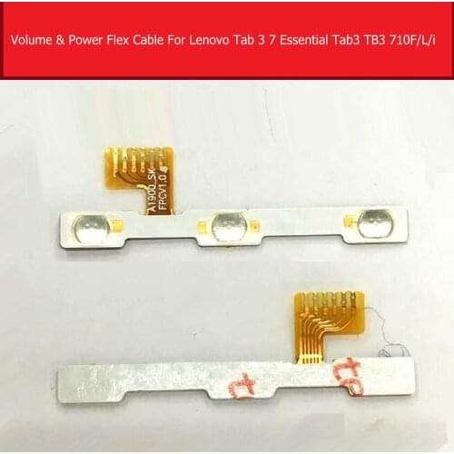 Volume & Power Button Flex Cable For Lenovo TB3-710F 710L 710i Switch On/off Power Control Flex Cable Button Replacement Repair
