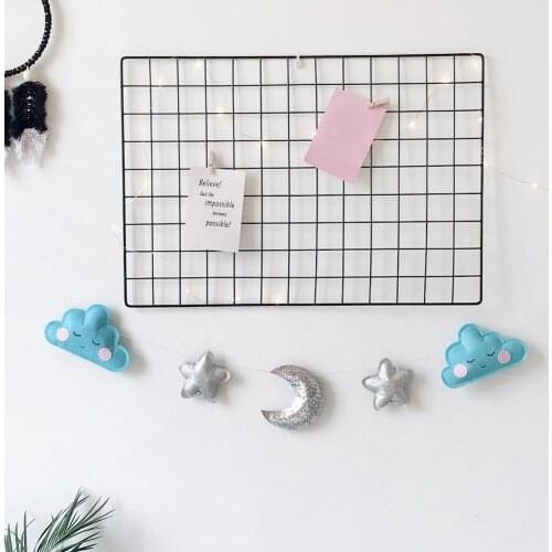 Lovely Baby Room Nursery Star Moon Cloud Garlands Strings Prop Star Garland Hanging Wall Decoration