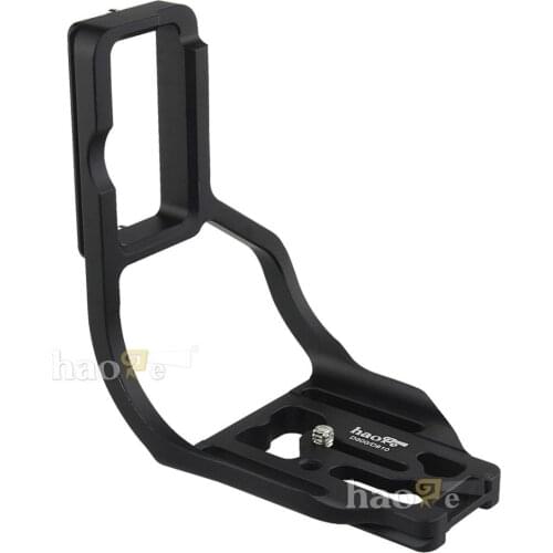 Haoge Vertical Shoot QR Quick Release L Plate Bracket Holder for Nikon D800 D800E D810 Camera Body with MB-D12 Battery Grip
