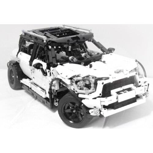 IpinMOC Technic MOC Series SUV Car Pickup Truck Bricks 3662 Model Building Kits Blocks Toys Boys Gift