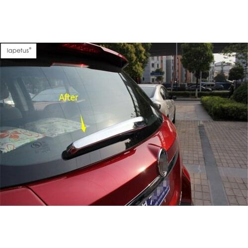 Lapetus Exterior Refit Kit Fit For Vauxhall OPEL Mokka / BUICK ENCORE 2013 - 2019 Chrome Rear Windshield Window Wiper Cover Trim