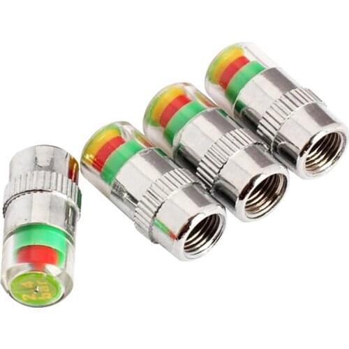 Tire Pressure Detecting Cap Visible Alarm Monitor Indicator Car Accessories for Mazda 2 3 5 6 CX5 CX7 CX9 Atenza Axela Skoda Byd