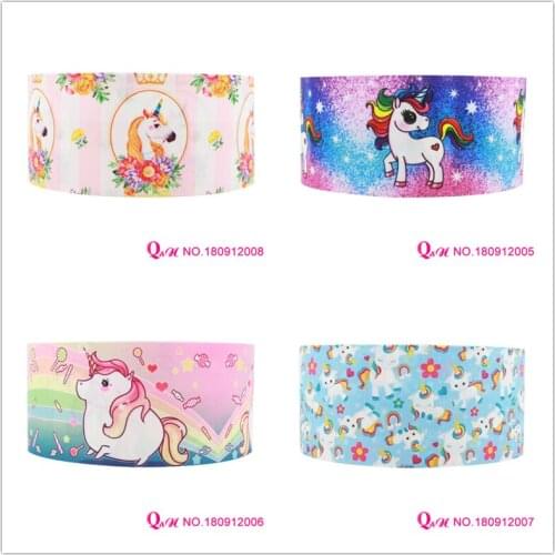 Q&N ribbon 16mm 22mm 25mm 38mm 50mm 75mm horse grosgrain/FOE ribbon webbing 50yards/roll for headband