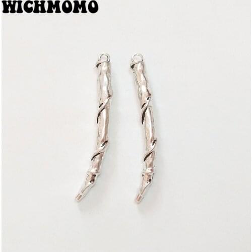 New 4pieces 50*10MM Retro Zinc Alloy Fangs Charms Pendant for DIY Necklace Jewelry Accessories Gifts Free Shipping