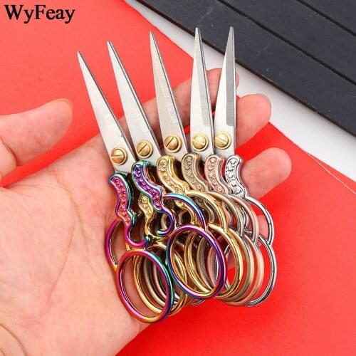 Stainless Steel Sewing Scissors Vintage Embroidery Scissor Tailor Scissor Styling Fabric Cutter Craft Thread Scissor Yarn Shears