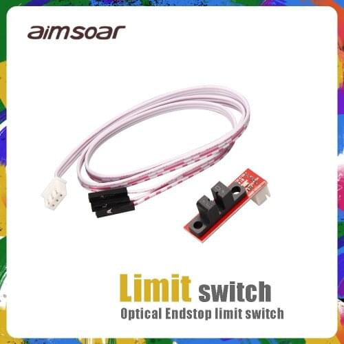 Optical Endstop Light Control Limit Switch For RAMPS 1.4 Board 3D Printer Parts with 3 Pin Cable Red Part Accessories