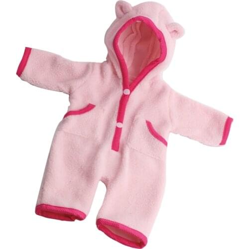 Pajamas Clothes for 18'' AG American Doll Doll Sleepwear Nightdress Pink