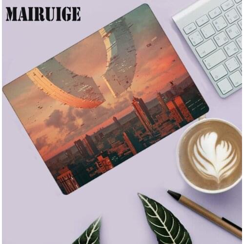 Mairuige Future World Pattern Gaming Office Rubber Waterproof Non-slip Quality Small Mouse Pad Computer Laptop Tablet Desk Mat