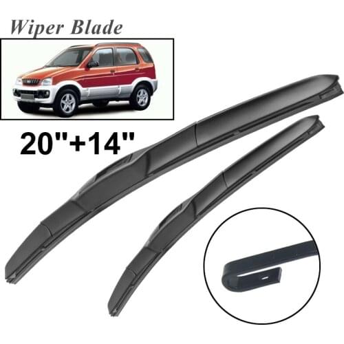 Okowiper RHD & LHD Front Wiper Blades For Daihatsu Terios 1997 - 2006 Windshield Windscreen Front Window 20"+14"
