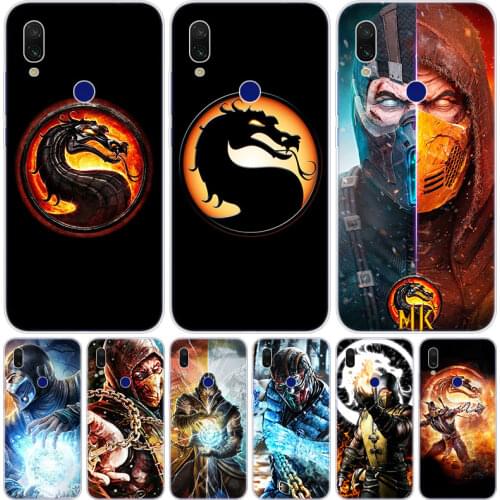 Mortal Kombat Silicone Case for Xiaomi Redmi K20 5X 6X Play A1 A2 8 Lite 7A 6A S2 Y2 Y3 Note 4X 5 6 7 Pro F1 Soft Cover