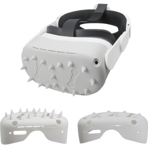 Spikes/Dots style Silicone Protective Case For Oculus Quest 2 VR Headset Anti-scratch Headset Cover Virtual Reality Accessories