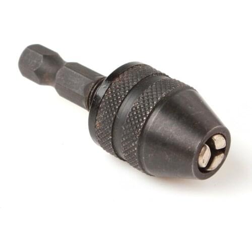 Drill Chuck Alloy Keyless Drill Chuck Screwdriver Impact Driver Adaptor 0.3-4mm Keyless Drill Bit Chuck Electric Drill