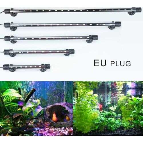 Aquarium Light LED Waterproof Fish Tank Light Underwater Fish Lamp Aquariums Decor Lighting Plant Lamp 18-48CM 220-240V 5730chip