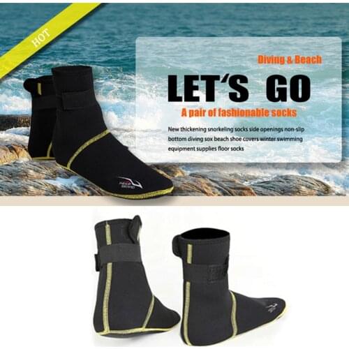 Outdoor Water Sports Anti-slip Socks Comfortable Stab Proof Protective Socks Automatic Buckle Snorkeling Equipment