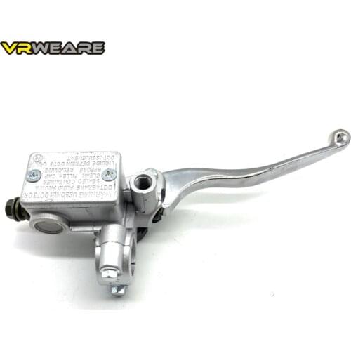 UNIVERSAL Motorcycle Brake pump Front Wheel Cylinder Disc Brake Hydraulic Pump Assy Motorbike Up Pump Level 125cc silver