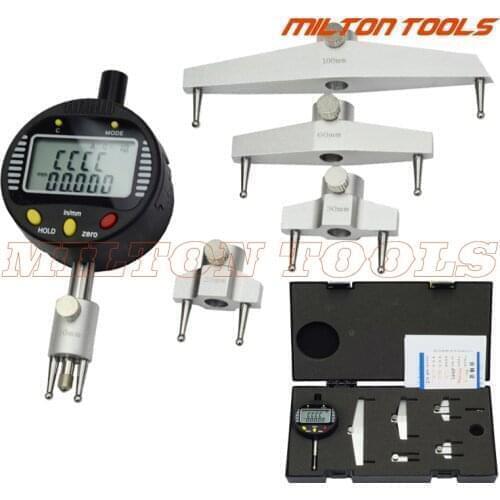 High quality digital radius gauge digital radius indicator with 5 changeable measuring jaw