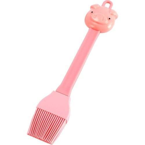 1pc Silicone Oil Brush Kitchen Cartoon Pig Pastry Brush Kitchen Brush For Food Cake Baking Brush Kitchen Tools Hot Dropshipping