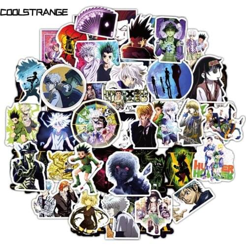 10/30/50Pcs HUNTER×HUNTER Japanese Anime Graffiti Stickers For Skateboard Stationery Motorcycle Waterproof PVC Decal Pegatinas