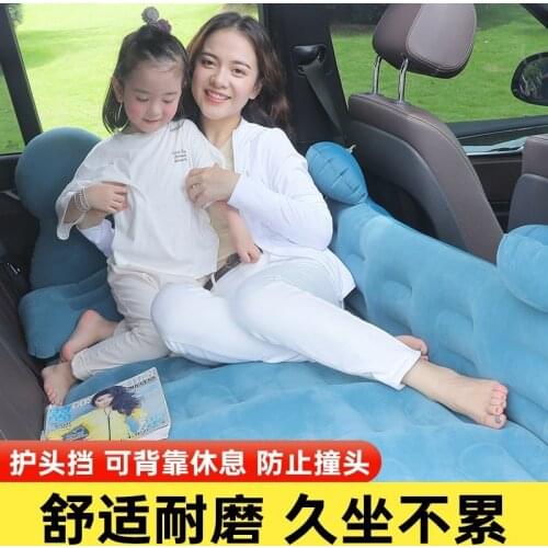 100sets Free Shipping Car Inflatable Bed SUV Car Mattress Sofa Travel Sleeping Pad Off-road Bed Camping Air Mattress Accessories