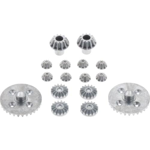 16Pcs 1:14 Model Differential Gears Planetary Gears Accs Kit for 144001