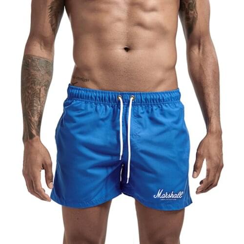 2021 New Mens Beach Shorts Swim Trunks Summer Gauze Inside Swimming Shorts For Men Swimwear Man Swimsuit Bathing Wear Surf Boxer