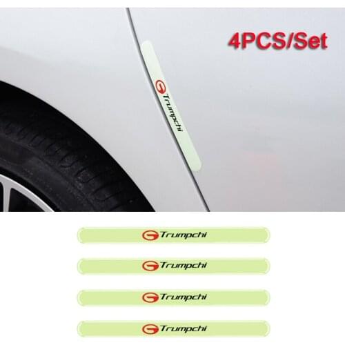 4pcs/set Luminous Anti-collision Car Door Side Edge Stickers for Trumpchi Gs4 Gs5 Gs8 Ga3 Ga6 M8 GS4 PLUS M6 Ga4 Ga8 GS4 Coupe