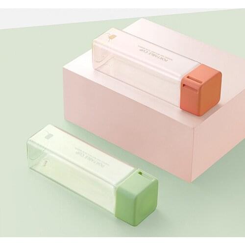 450ml New Square Plastic Water Cup Simple Transparent Water Cup Outdoor Water Sports Cold Juice Cup Portable Portable Water Cup