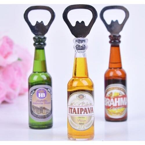 50pcs Creative personality mini bar beer bottle opener Bottle Opener Decorative Wedding Favors Gift