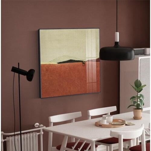 Abstract Wilderness Canvas Painting Poster Print Unique Desert Dark colour Decor Wall Art Pictures For Living Room Bedroom Aisle