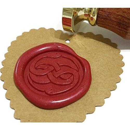 AURYN The NeverEnding Story Ouroboros infinity snake rune Wax Seal Stamp Wedding Party Invitation Stamp Box Set