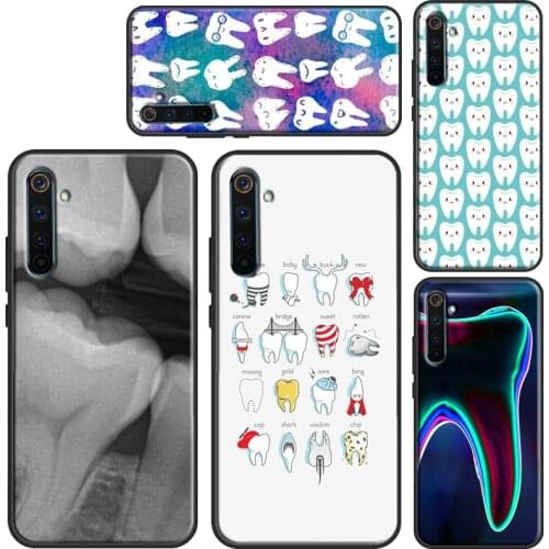 Dentist Dental Dent Tooth Case For OnePlus 9 8 Pro Nord 7T 8T 9R Cover For Realme C3 C21 C11 C15 GT Neo 6 7 8 Q3 Pro
