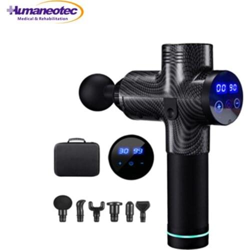 Electric Muscle Massage Gun Deep Tissue Massager Therapy Body Fascial Pain Relief Massager Gun Relax Exercise Fitness