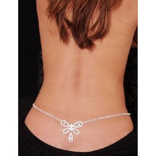 Summer Butterfly Belly Chain Navel Chain Body Piercing Jewelry