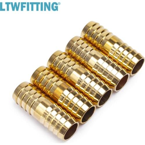 LTWFITTING Brass Barb Splicer Mender 3/4" ID Hose Fitting Air Boat Fuel Hose Joiner