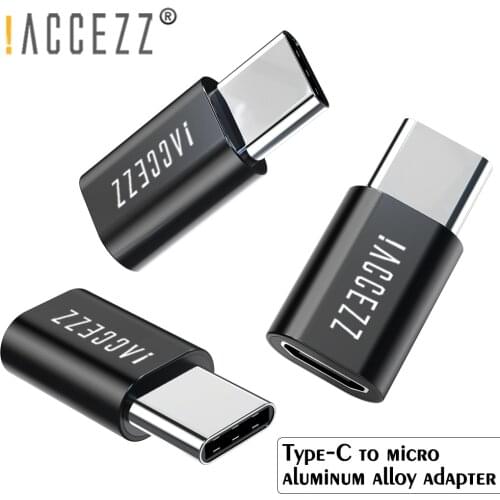 !ACCEZZ USB Type C OTG Adapter USB C to Micro USB Cable Connector For Macbook Pro Samsung S10 Xiaomi Mi 6 Charge Data Converters