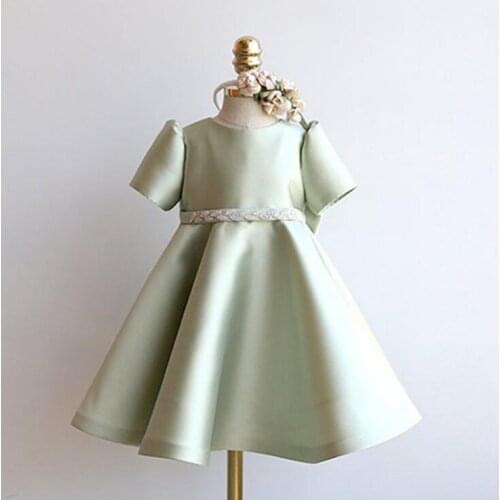 Infant Baby Girl Dresses Girl Ball Gown Tutu Princess Dress Sequin Beads Bow Baby Girl Dress 1st Birthday Wedding Party Costume