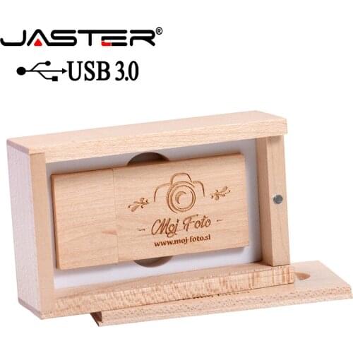 JASTER 2 in 1 wooden USB 3.0 stick reader adapter USB Flash Pendrive for Android and PC (free custom logo)