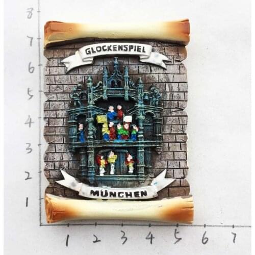 BABELEMI Glockenspiel Munich Germany Tourist Travel Souvenir 3D Rubber Fridge Magnet