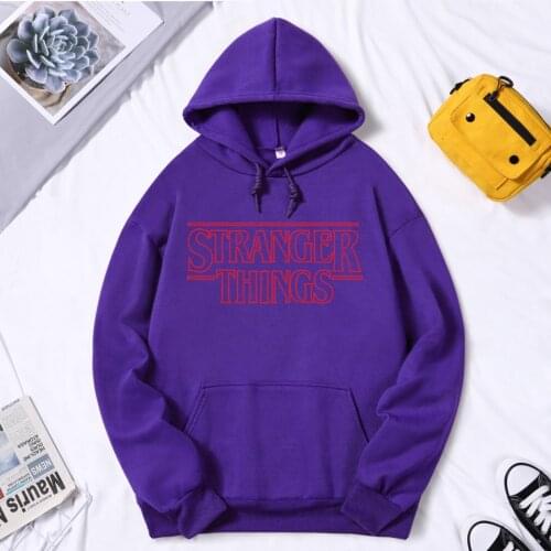 Stranger Things Mens/Woman Sweatshirts Long Sleeve Hip Hop Hoodie Casual Tops Autumn Sprint Pullovers Leisure Streetwear Homme