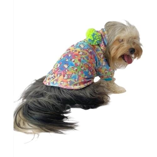 Kitty Hoodie Sweatshirt for Sweatshirt Small Breeds, Dog Clothes, Pet Clothes