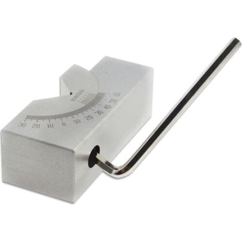 AP46 Tools Maker Precision Gauge Micro Adjustable Angle V Block Milling Setup 0 To 60 Degree Angle Plate Angle Block Angle Gauge