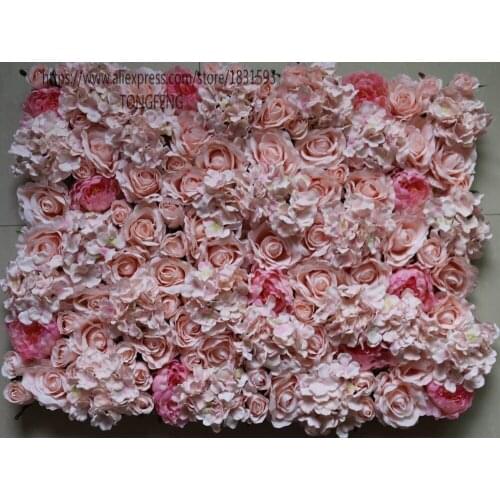 10pcs/lot wedding decoration artificial silk roses flowers wall wedding backdrop decoration flower runner wedding TONGFENG