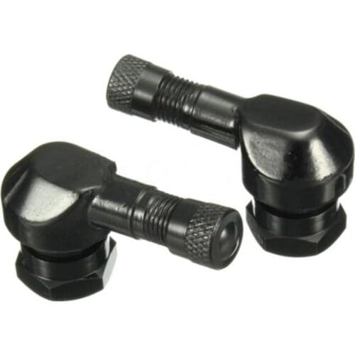 2 pcs Motorcycle Aluminum Black Rim Wheel Valve Stems Standard Size 11.3mm CNC Rim Wheel Car Modification Accessories