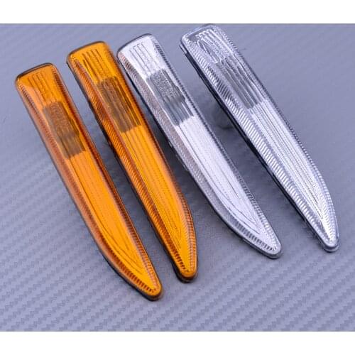 CITALL 2pcs Car Fender Side Marker Repeater Lights Turn Signal Lamps Fit For BMW E65 E66 745i 750i 760i 63137164757 63137164758